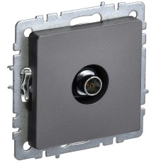 IEK BR-A10-O-K46 BRITE Роз. TV оконечная РТВ11-0-БрС сталь