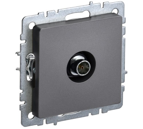 IEK BR-A10-O-K46 BRITE Роз. TV оконечная РТВ11-0-БрС сталь IEK BR-A10-O-K46 BRITE Роз. TV оконечная РТВ11-0-БрС сталь