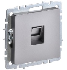 IEK BR-K10-1-K46 BRITE Роз. комп. RJ45 кат.5E РК10-БрС сталь