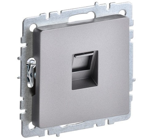 IEK BR-K10-1-K46 BRITE Роз. комп. RJ45 кат.5E РК10-БрС сталь IEK BR-K10-1-K46 BRITE Роз. комп. RJ45 кат.5E РК10-БрС сталь