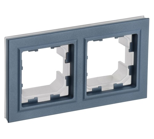 IEK BR-M22-44-K35 BRITE Рамка 2-мест. IP44 РУ-2-БрМ-44 мар.