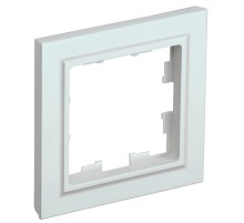 IEK BR-M12-K36 BRITE Рамка 1-мест. РУ-1-БрЖ жемч.