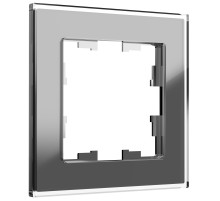 BRITE Рамка 1 пост РУ-1-2-БрСе стекло серый