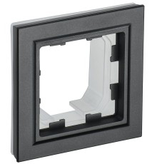 IEK BR-M12-44-K02 BRITE Рамка 1-мест. IP44 РУ-1-БрЧ-44 черн.