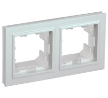 IEK BR-M22-44-K36 BRITE Рамка 2-мест. IP44 РУ-2-БрЖ-44 жемч.