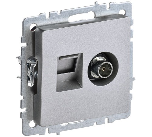 IEK BR-AK20-1-K47 BRITE Роз. двойная TV+RJ45 кат.5E РТВ/РК12-БрА алюм. IEK BR-AK20-1-K47 BRITE Роз. двойная TV+RJ45 кат.5E РТВ/РК12-БрА алюм.