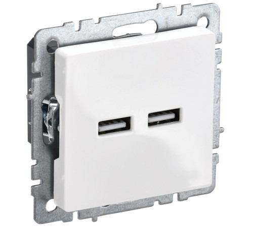 IEK BR-U21-D31-K01 BRITE Роз. USB A+A 3,1А РЮ10-1-БрБ бел. IEK BR-U21-D31-K01 BRITE Роз. USB A+A 3,1А РЮ10-1-БрБ бел.
