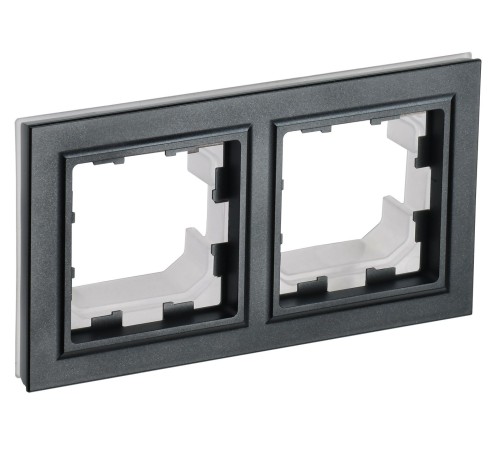 IEK BR-M22-44-K02 BRITE Рамка 2-мест. IP44 РУ-2-БрЧ-44 черн. IEK BR-M22-44-K02 BRITE Рамка 2-мест. IP44 РУ-2-БрЧ-44 черн.