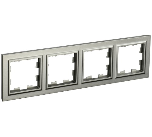IEK BR-M42-K37 BRITE Рамка 4-мест. РУ-4-БрШ шамп. IEK BR-M42-K37 BRITE Рамка 4-мест. РУ-4-БрШ шамп.