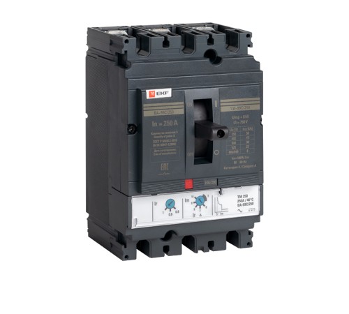 EKF mccb99C-250-250 Выключатель автоматический ВА-99C (Compact NS) 250/250А 3P 45kA EKF PROxima EKF mccb99C-250-250 Выключатель автоматический ВА-99C (Compact NS) 250/250А 3P 45kA EKF PROxima