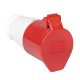 EKF ps-214-16-380 Розетка переносная 214 3Р+РЕ 16А 380В IP44 EKF PROxima