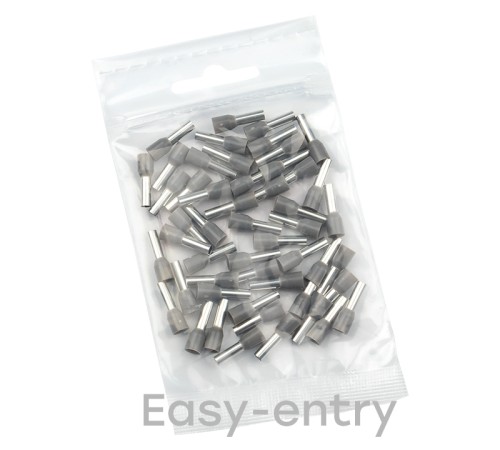 EKF nhvi-4.0-9 Наконечник штыревой втулочный изолированный  НШвИ 4,0-9 (50шт.) EKF PROxima