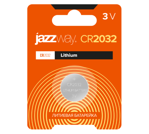 Элемент питания литиевый CR2032 BL-1 JAZZway 2852892