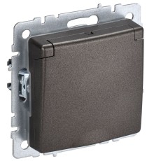 IEK BR-R16-16-44-K45 BRITE Роз. с з/к/ш с кр. 16А IP44 РСбш10-3-44-БрТБ бр.