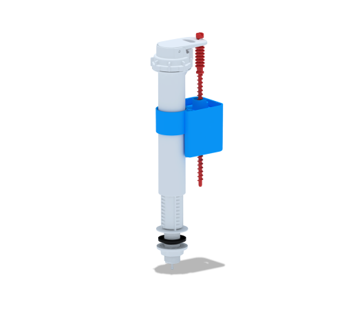 Арматура нижняя для бачка унитаза 1/2'пластиковыйщтуцер