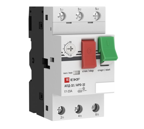 Выключатель автоматический для защиты двигателя АПД-32 17-23А EKF apd2-17-23