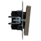 IEK BR-V12-0-10-K37 BRITE Выключ. 1-кл. прох. 10А ВС10-1-6-БрШ шамп.