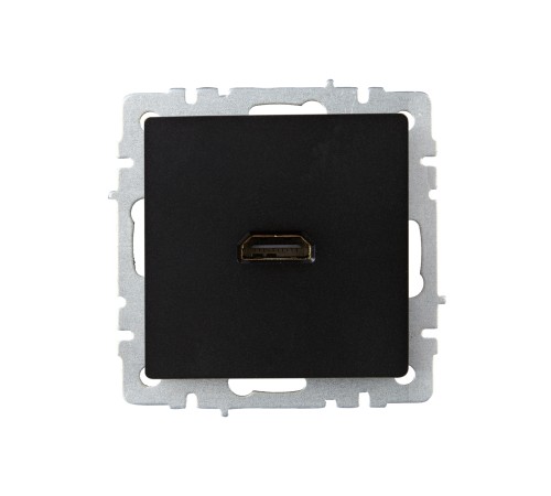 BRITE Розетка HDMI РHDMI-0-БрЧ черный