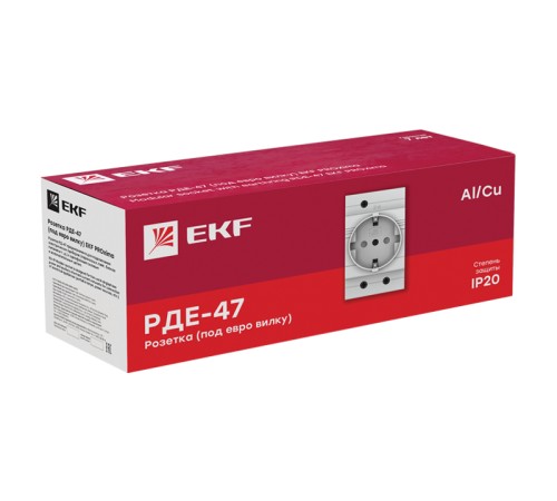 EKF mdse-47-pro Розетка РДЕ-47 240В (под евро вилку с заземлением) EKF PROxima EKF mdse-47-pro Розетка РДЕ-47 240В (под евро вилку с заземлением) EKF PROxima