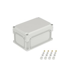 Корпус пластиковый 300х200х160 IP67 (крыш. 35 выб. фланец) ДКС 532310