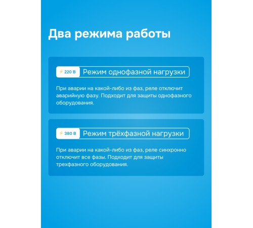 Реле напряжения D6-50 red Welrok 4660251140403