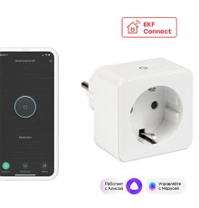 EKF RCS-1-WF Умная розетка EKF Connect Wi-Fi белая