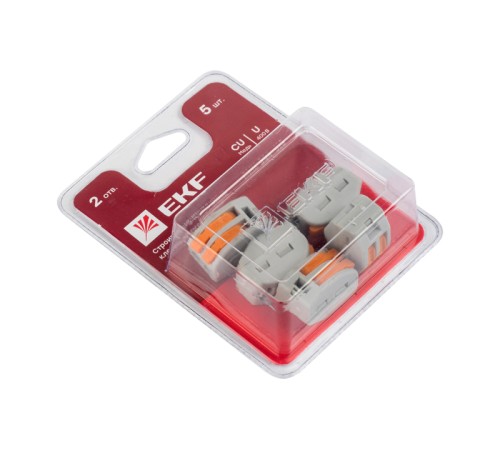 EKF plc-smk-412b Клемма СМК 222-412 блистер (5шт)