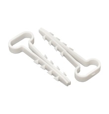 EKF plc-cd-6x12w Дюбель-хомут (6х12 мм) для плоского кабеля белый (50 шт.) EKF PROxima
