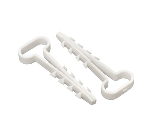 EKF plc-cd-6x12w Дюбель-хомут (6х12 мм) для плоского кабеля белый (50 шт.) EKF PROxima