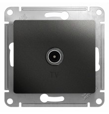 Systeme electric GSL000793 GLOSSA TV АНТЕННА коннектор, механизм, АНТРАЦИТ