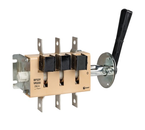 Выключатель-разъединитель ВР32У-35B31250 250А, 1 направление с д/г камерами, съемная левая/правая рукоятка EKF MAXima PROxima | uvr32-35b31250 | EKF