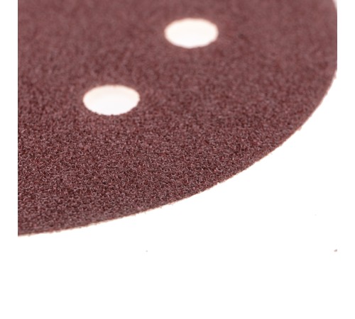 Диск абразивный на ворсовой основе, на липучке, перфорированный, P60, 125мм, 10 шт.
