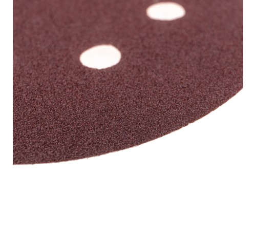 Диск абразивный на ворсовой основе, на липучке, перфорированный, P100, 125мм, 10 шт.