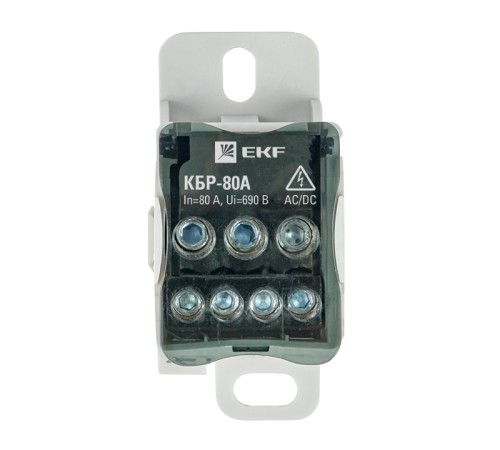 EKF plc-kbr80 Блок распределительный КБР на DIN-рейку и монтажную панель  80A EKF PROxima