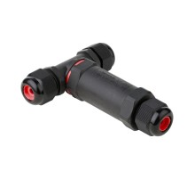 EKF plc-uac-cb3T Кабельный коннектор Т-образный (клеммник 3PIN) IP68 FreeTools