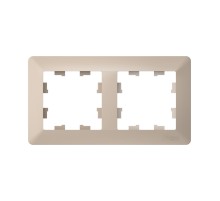 ATLASDESIGN AIR 2-постовая РАМКА, ПЕСОЧНЫЙ/дымчатый белый