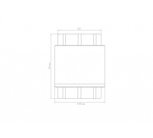 Клапан обратный 1'латунное седло
