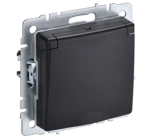 IEK BR-R16-16-K02 BRITE Роз. с з/к/ш с кр. 16А IP20 РСбш10-3-БрЧ черн. IEK BR-R16-16-K02 BRITE Роз. с з/к/ш с кр. 16А IP20 РСбш10-3-БрЧ черн.