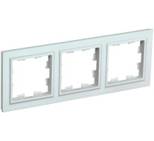 IEK BR-M32-K36 BRITE Рамка 3-мест. РУ-3-БрЖ жемч.