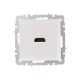BRITE Розетка HDMI РHDMI-0-БрЖ жемчуг