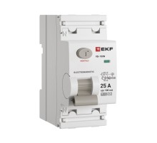 Выключатель дифференциального тока ВД-100N 2P 25А 100мА тип AC эл-мех 6кА PROXIMA