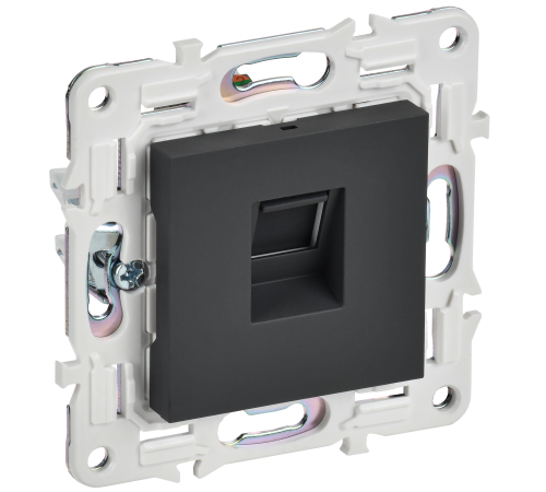 SKANDY Розетка компьютерная RJ45 кат.5E SK-K01G графит IEK