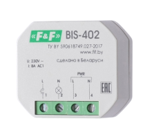 Реле импульсное BIS-402 (для установки в монтажную коробку 230В 8А 1Z IP40) F&F EA01.005.002