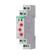 Реле времени PCS-516 (многофункц. (вход: START/RESET) 230В 8А 1перекл. IP20 монтаж на DIN-рейке)(аналог РВО-1М) F&F EA02.001.013