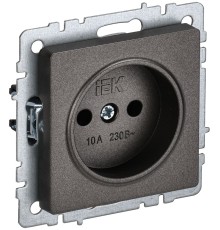 IEK BR-R10-10-K45 BRITE Роз. без з/к/ш 10А РС10-1-0-БрТБ бр.