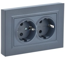 IEK BR-R24-16-K35-F BRITE Роз. 2-я с з/к/ш 16А в сб. РСш12-3-БрМ мар.