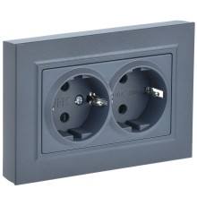 IEK BR-R24-16-K35-F BRITE Роз. 2-я с з/к/ш 16А в сб. РСш12-3-БрМ мар.