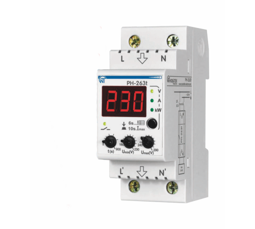 Реле напряжения PH-263 T НовАтек-Электро 3425600263т