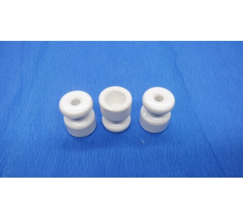 Изолятор для наружного монтажа R, керамика белый (50 шт/уп)