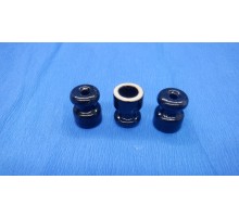 Изолятор для наружного монтажа R, керамика, цвет черный (50 шт/уп)